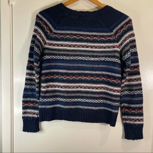 Hollister WOOL Blend Colorful Stripes Women’s Small Sweater